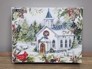 Lang The Lord Is My Shepherd Boxed Christmas Cards 18ct